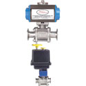Series BV3-3A Automated Ball Valve - 3A Three-Piece SS